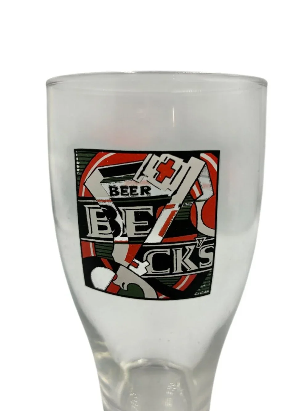 Becks Pilsner Glass 16 Oz Belgian Beer Style The Art Of German Brewing